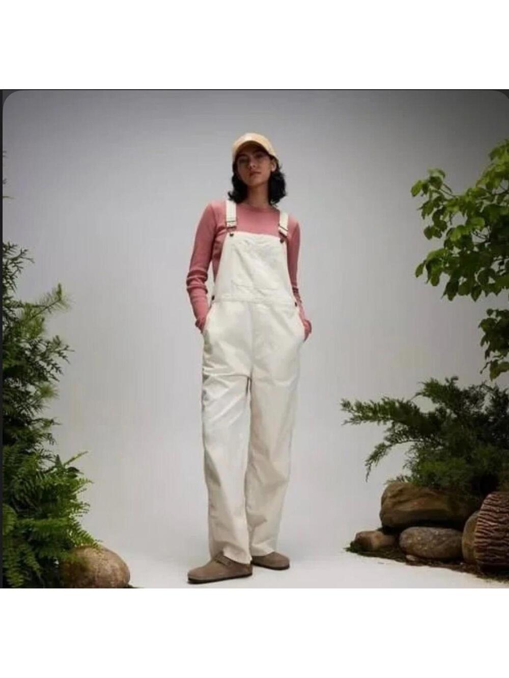 NWT Alpine Design Off-White Overalls – Relaxed Fit Large MSRP $98